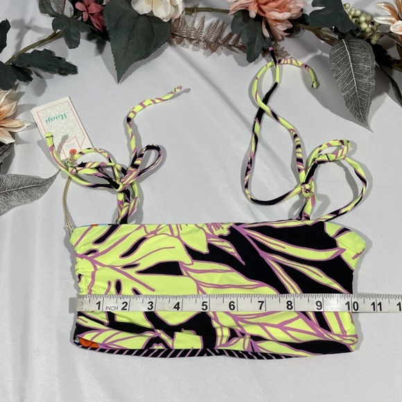 NWT Maaji [ Small ] Kamali Piazza Tie Strap Reversible Bikini Top‎ - Picture 2 of 10